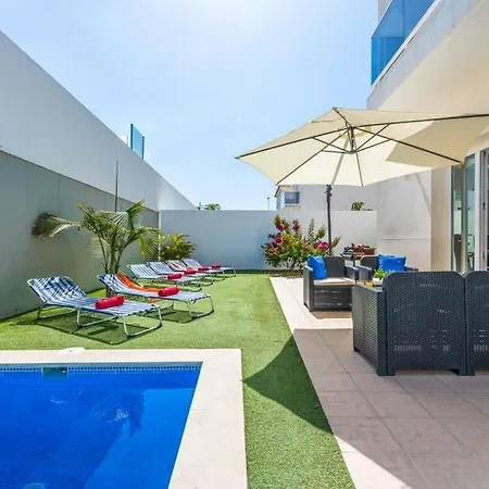 Playa De Fanabe Sleeps 8 With Pool Air Con And Wifi Villa Costa Adeje (Tenerife)